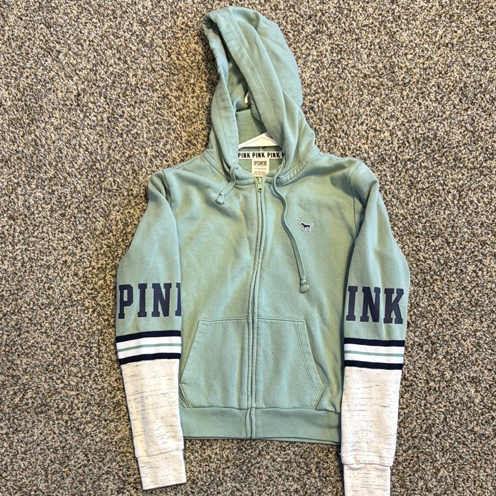 Victoria's Secret PINK Green Hoodie